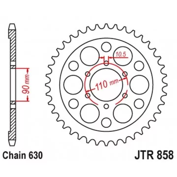 JT ZĘBATKA TYLNA 858 35...