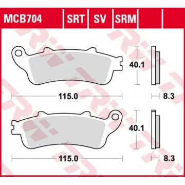 ZF KLOCKI HAMULCOWE KH281...