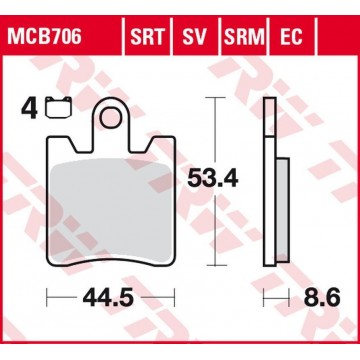 ZF KLOCK HAMULCOWE KH283...